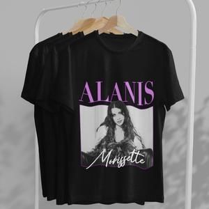 Alanis Morissette 90s Unisex Fan Music Retro Graphic Concert Shirt T-Shirt